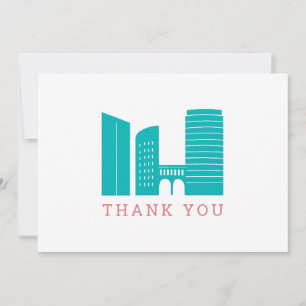 Tarjeta de agradecimiento de Grand Rapids Skyline