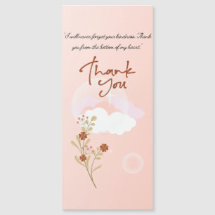 "Tarjeta de agradecimiento de gratitud de corazón"