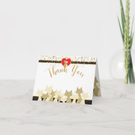 Tarjeta de agradecimiento de Guay Cats.