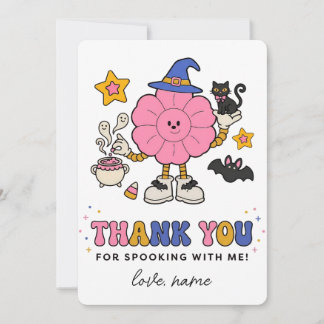 Tarjeta de agradecimiento de Halloween Flor de Bru