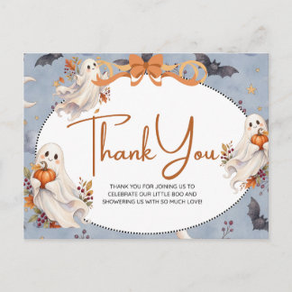Tarjeta de agradecimiento de Halloween para Little
