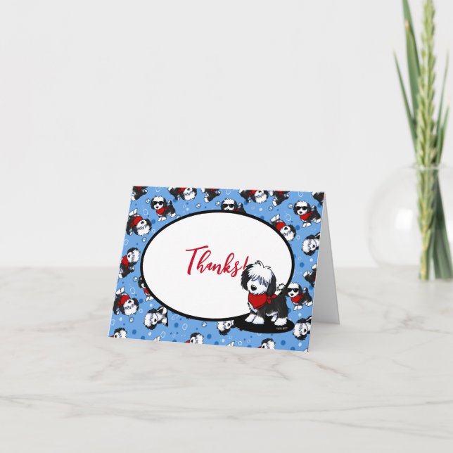 Tarjeta de agradecimiento de Havanese (Anverso)