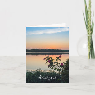 Tarjeta de agradecimiento de Hibiscus Sunrise