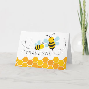 Tarjeta de agradecimiento de Honey Bee