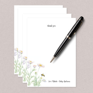 Tarjeta de agradecimiento de Honey Bee Baby Shower