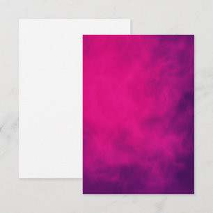 Tarjeta de agradecimiento de humo rosa neón – Pers