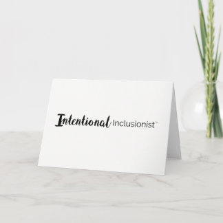 Tarjeta de agradecimiento de Inclusionista Intenci