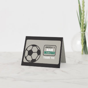 Tarjeta de agradecimiento de invitación de Bar Mit