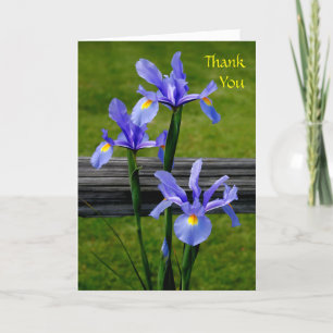 Tarjeta de agradecimiento de Iris