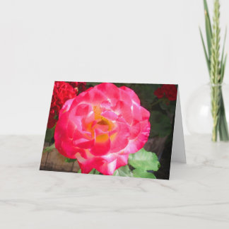 Tarjeta de agradecimiento de jardín