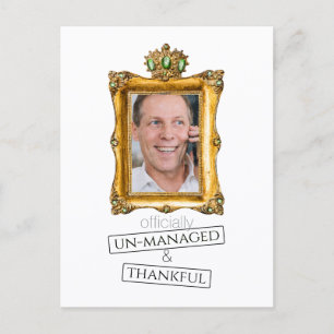 tarjeta de agradecimiento de jubilación oficialmen