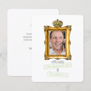 tarjeta de agradecimiento de jubilación oficialmen