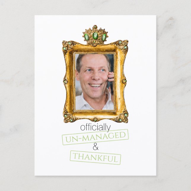tarjeta de agradecimiento de jubilación oficialmen (Anverso)