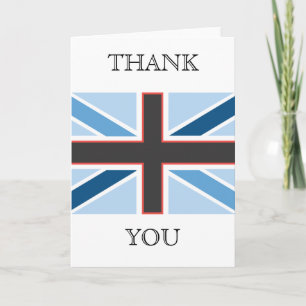 Tarjeta de agradecimiento de la bandera de la Unió