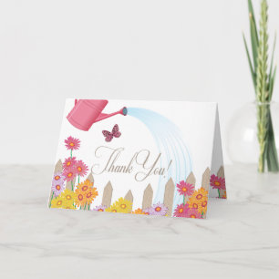 Tarjeta de agradecimiento de la colección Garden P