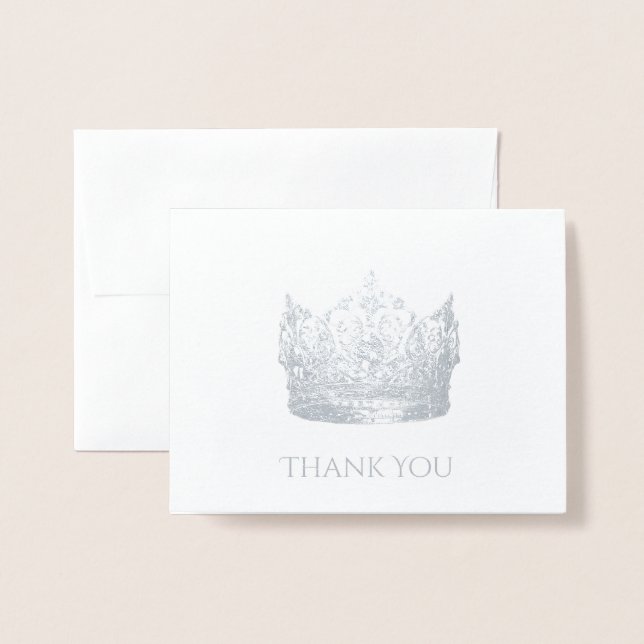 Tarjeta de agradecimiento de la corona del concurs (Anverso con sobre)