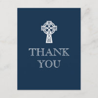 Tarjeta de agradecimiento de la Cruz Celta - Prime