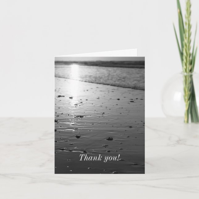 Tarjeta de agradecimiento de la escala de arena do (Anverso)