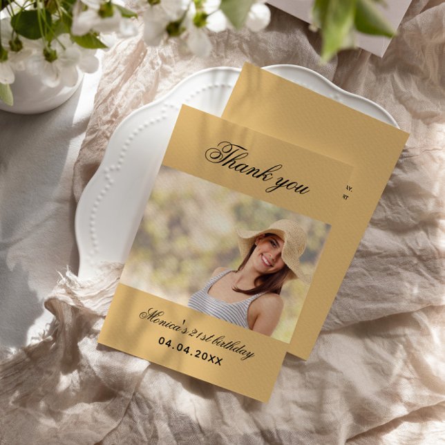 Tarjeta de agradecimiento de la foto del naranja s (Subido por el creador)