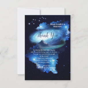 Tarjeta de agradecimiento de la Galaxia del Espaci