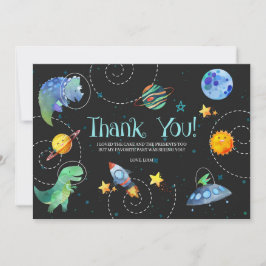 Tarjeta de agradecimiento de la Galaxia Dinosaurio