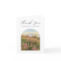 Tarjeta de agradecimiento de la mesa de Sudáfrica