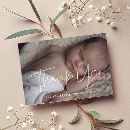 Tarjeta de agradecimiento de la moderna y minimali