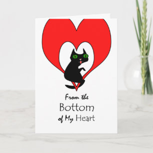 Tarjeta De Agradecimiento De la parte inferior de mi corazón, gracias
