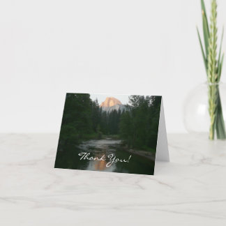 Tarjeta de agradecimiento de la puesta de sol de H
