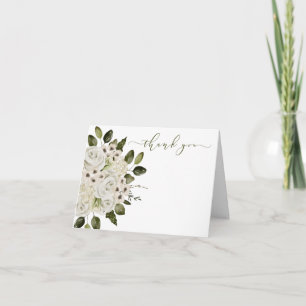Tarjeta de agradecimiento de la Rosa Blanca