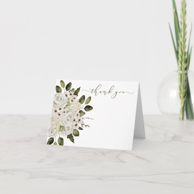 Tarjeta de agradecimiento de la Rosa Blanca (Anverso)