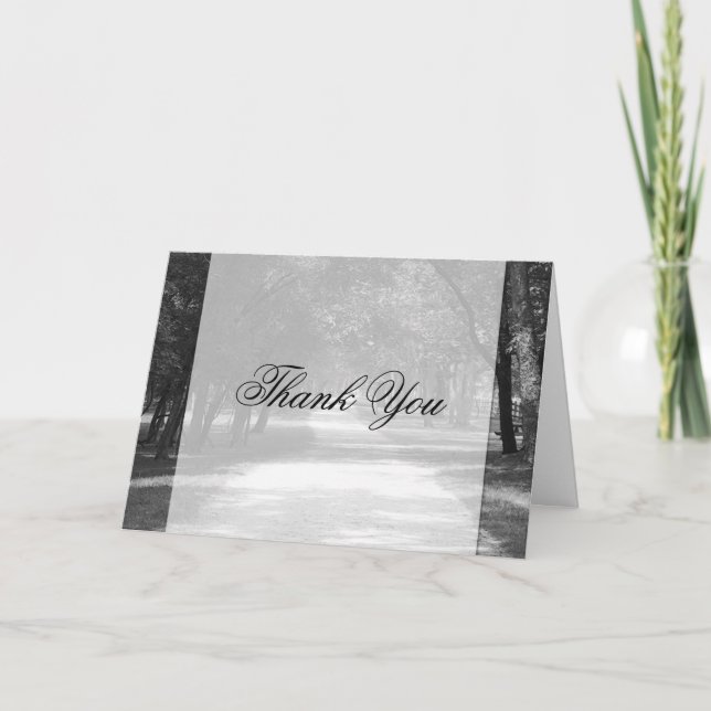 Tarjeta De Agradecimiento De la trayectoria batida gracias cardar (Anverso)