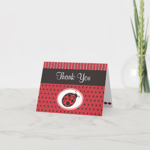 Tarjeta de agradecimiento de Ladybug