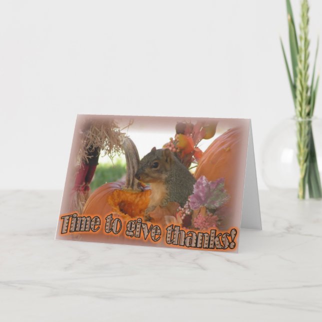 Tarjeta De Agradecimiento Dé las gracias (Anverso)