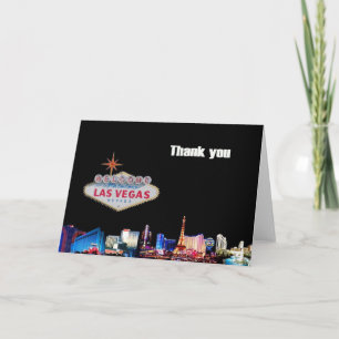Tarjeta de agradecimiento de Las Vegas