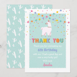 Tarjeta de agradecimiento de llamada