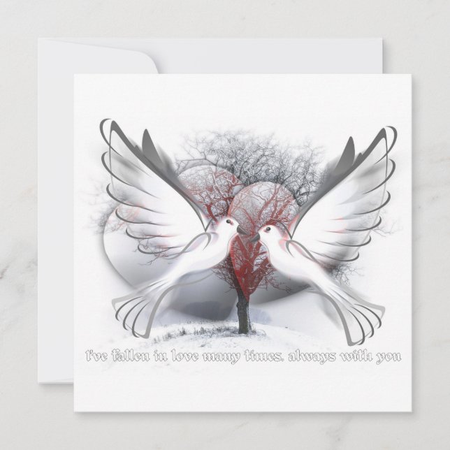 Tarjeta de agradecimiento de Love Flat (Anverso)