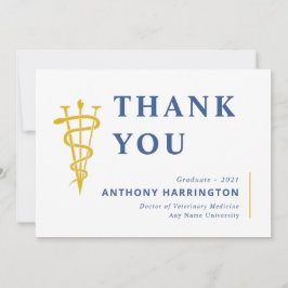 Tarjeta de agradecimiento de maíz azul con símbolo