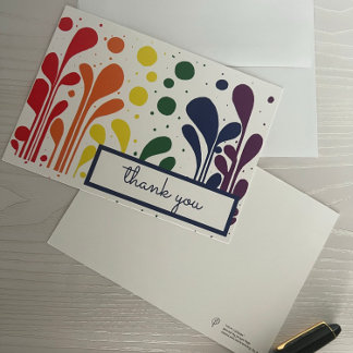 Tarjeta de agradecimiento de MCM Modern Painting L