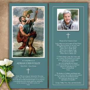 Tarjeta de agradecimiento de Memorial St Christoph