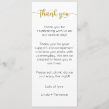Tarjeta de agradecimiento de mesa, tarjeta de conf
