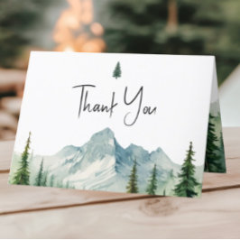 Tarjeta de agradecimiento de Mountain Wilderness B