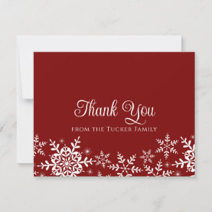 Tarjeta de agradecimiento de Navidad o invierno co