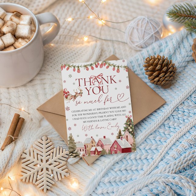 Tarjeta de agradecimiento de Navidad ONEderful (Subido por el creador)