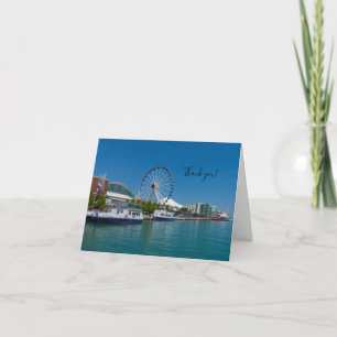 Tarjeta de agradecimiento de Navy Pier