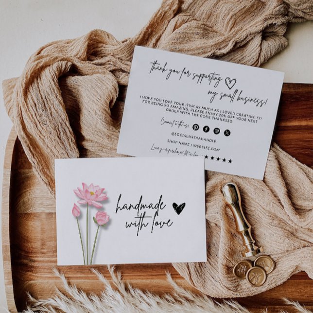 Tarjeta de agradecimiento de negocios moderna (Modern Business Thank You Card)