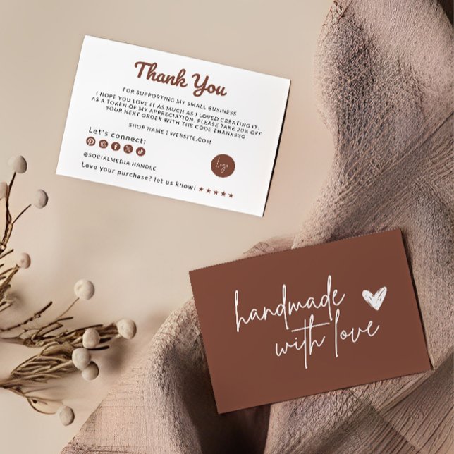 Tarjeta de agradecimiento de negocios Retro (Subido por el creador)