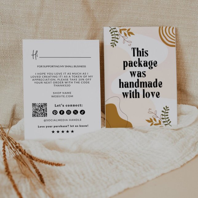 Tarjeta de agradecimiento de negocios Retro (Subido por el creador)