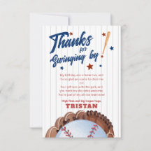 Tarjeta de agradecimiento de novato del año primer