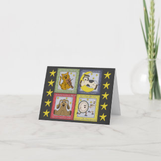 Tarjeta de agradecimiento de Nursery Rhyme